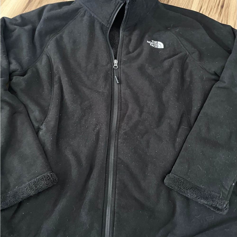 The North Face Women’s Black Fleece Full Zip Jacket XXL